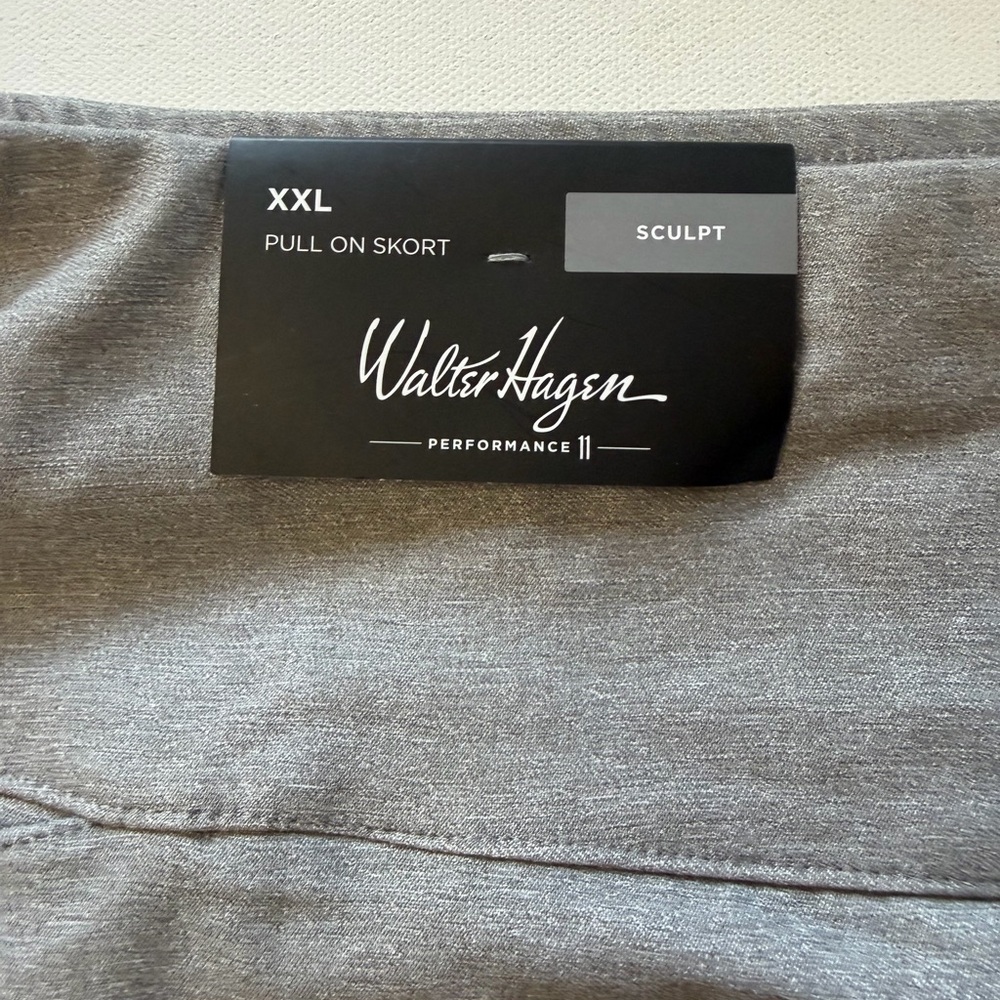 NWT Walter Hagen Performance Skort Golf Pickleball Heather Grey Pockets XXL - Picture 3 of 8